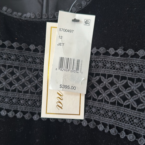 Shoshanna NWT Black Velvet dress - Picture 7 of 13